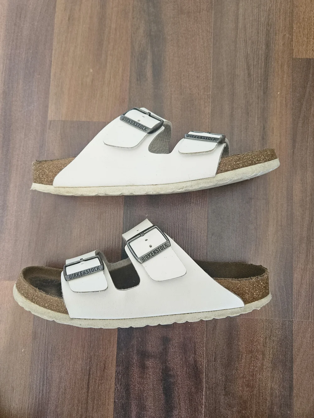 Birkenstocks Arizona Slide - White